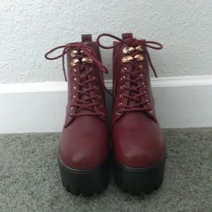 Chunky Platform Ankle Boots